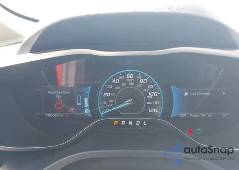 2018 Ford C-Max Hybrid Se из США, поврежденный, VIN 1FADP5AU7JL104146